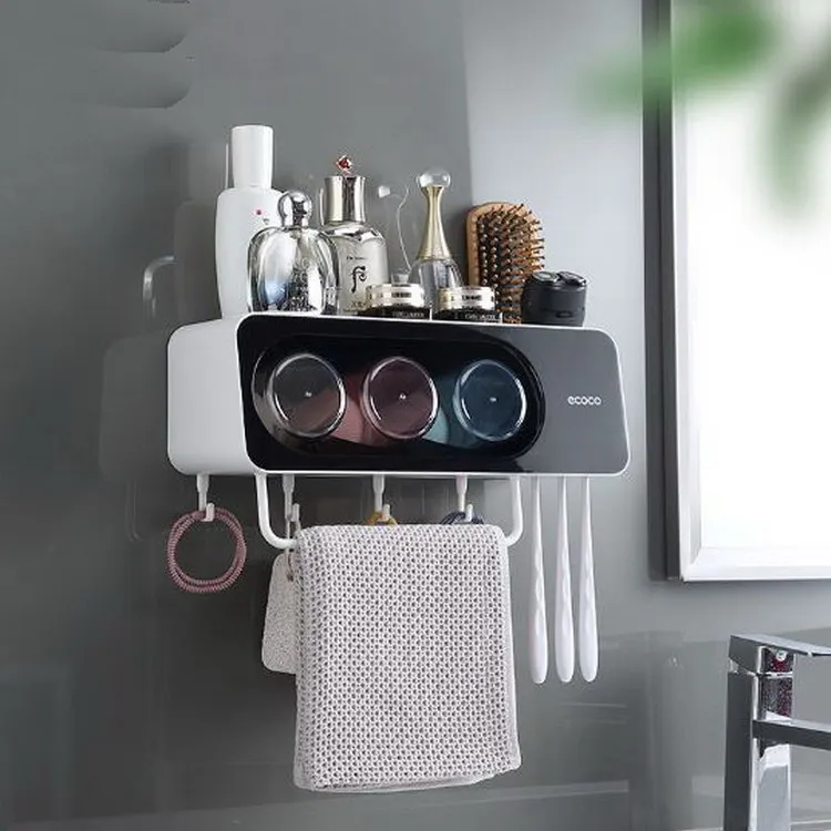 無痕壁掛式方塊造型電動牙刷架-1入 歷史價格詳細信息