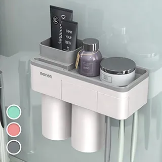 時尚無痕磁吸漱口杯收納組-雙杯款 歷史價格詳細信息