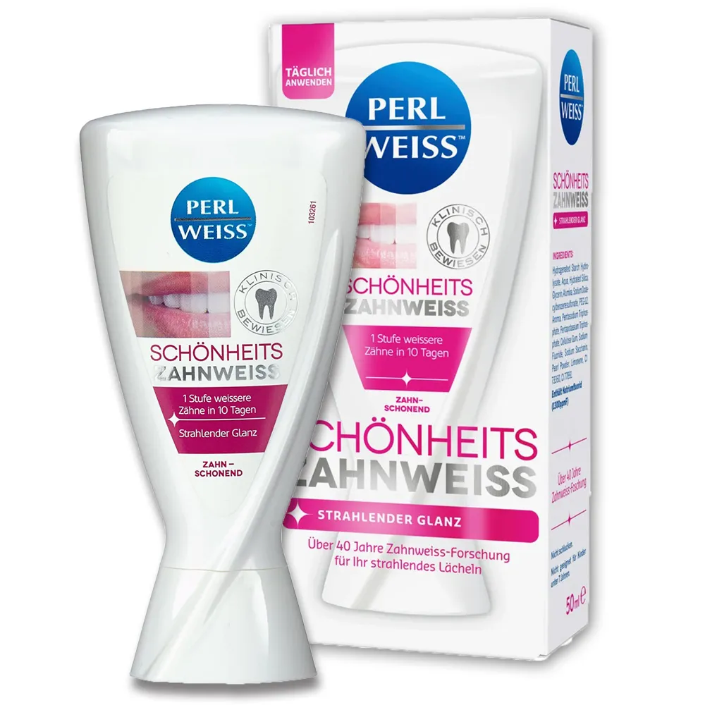 【德國原裝 PERL WEISS】藍炫珍珠強效喚白牙膏(50ml) 歷史價格詳細信息