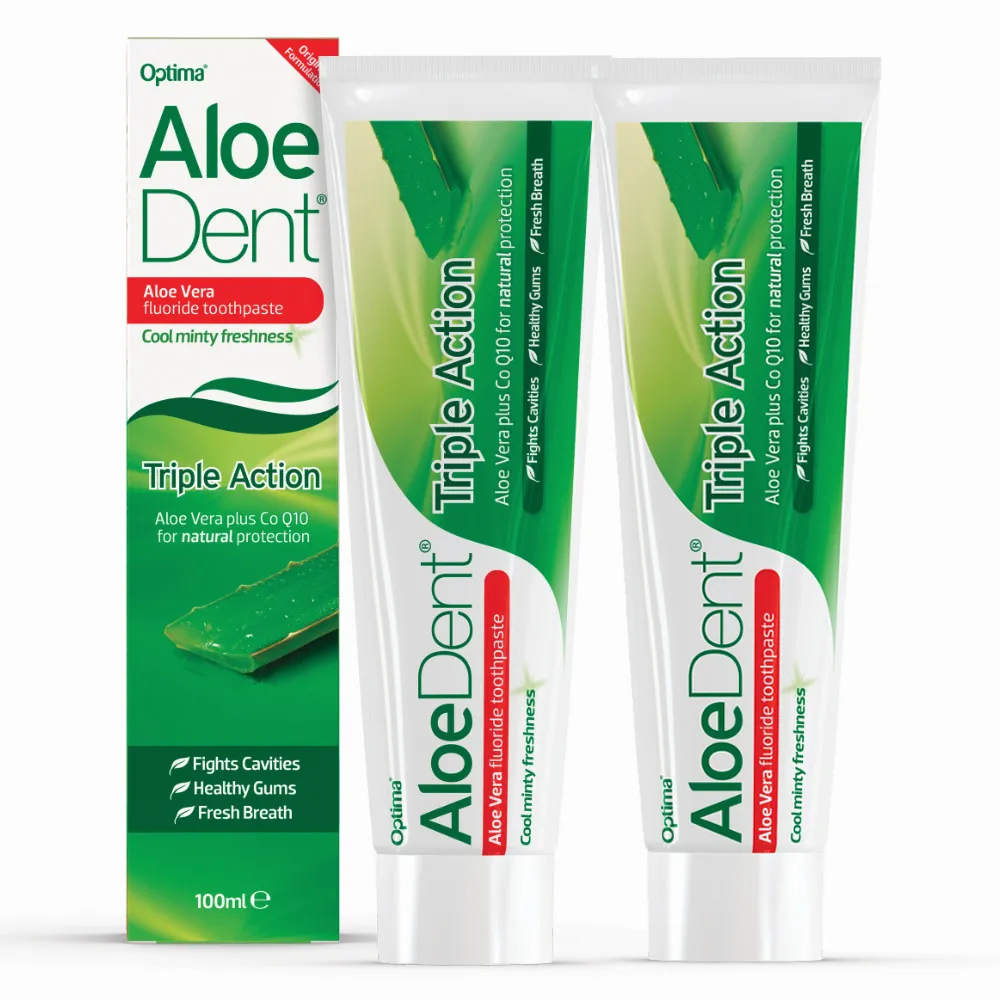 英國Aloe Dent-全面加強防護牙膏組(無氟/100ml x 3入) 歷史價格詳細信息
