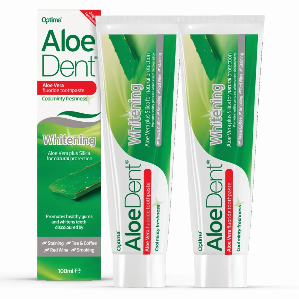 英國Aloe Dent-全面加強防護牙膏組(無氟/100ml x 3入) 歷史價格詳細信息