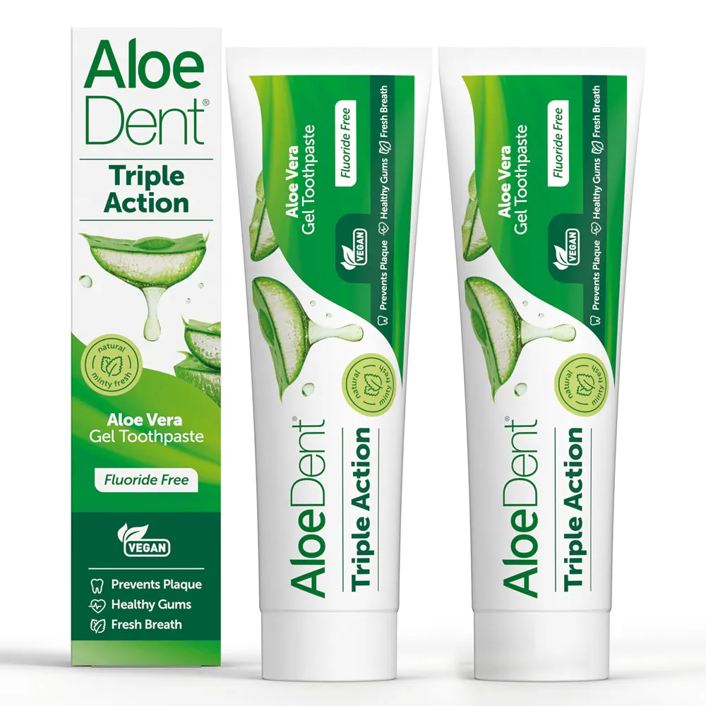 英國Aloe Dent-全面加強防護牙膏組(無氟/100ml x 3入) 歷史價格詳細信息