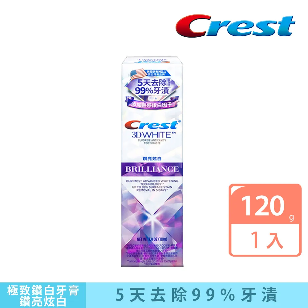 Crest 極致鑽白牙膏(亮白防蛀) 110g【家樂福】 歷史價格詳細信息