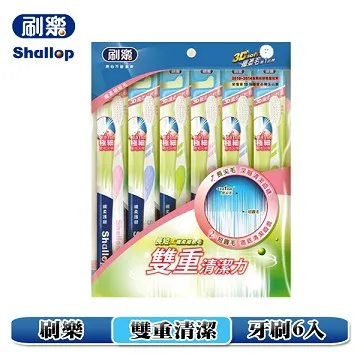 刷樂 纖柔護齦牙刷 1組(6入)【家樂福】 歷史價格詳細信息