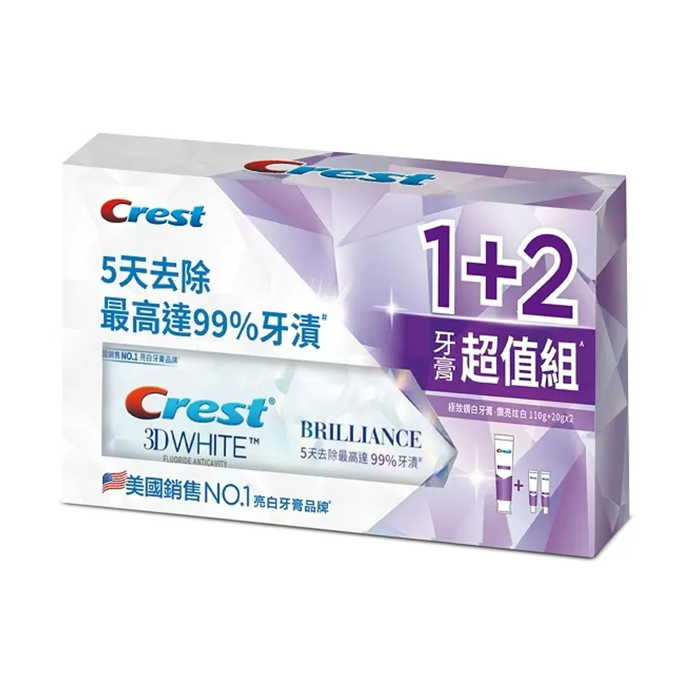 Crest 極致鑽白牙膏(亮白防蛀) 110g【家樂福】 歷史價格詳細信息