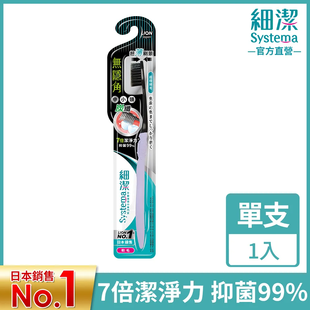 獅王 細潔無隱角牙刷炭纖中小頭【佳瑪】 歷史價格詳細信息