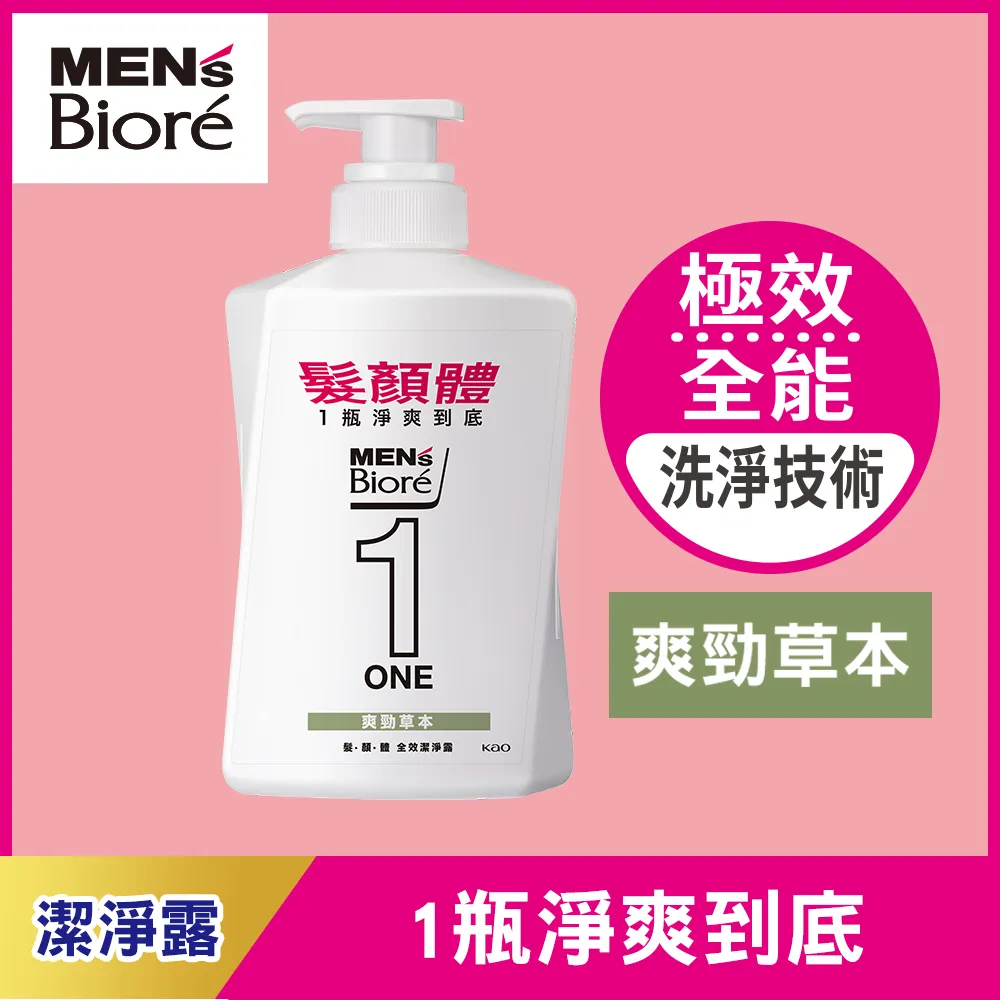 MENS Biore ONE 髮顏體全效潔淨露-淨皂清香 480ml 歷史價格詳細信息