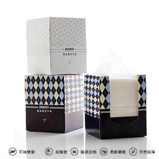 PUSHCO隨身萬用手帕(80片/盒)x2盒 歷史價格詳細信息