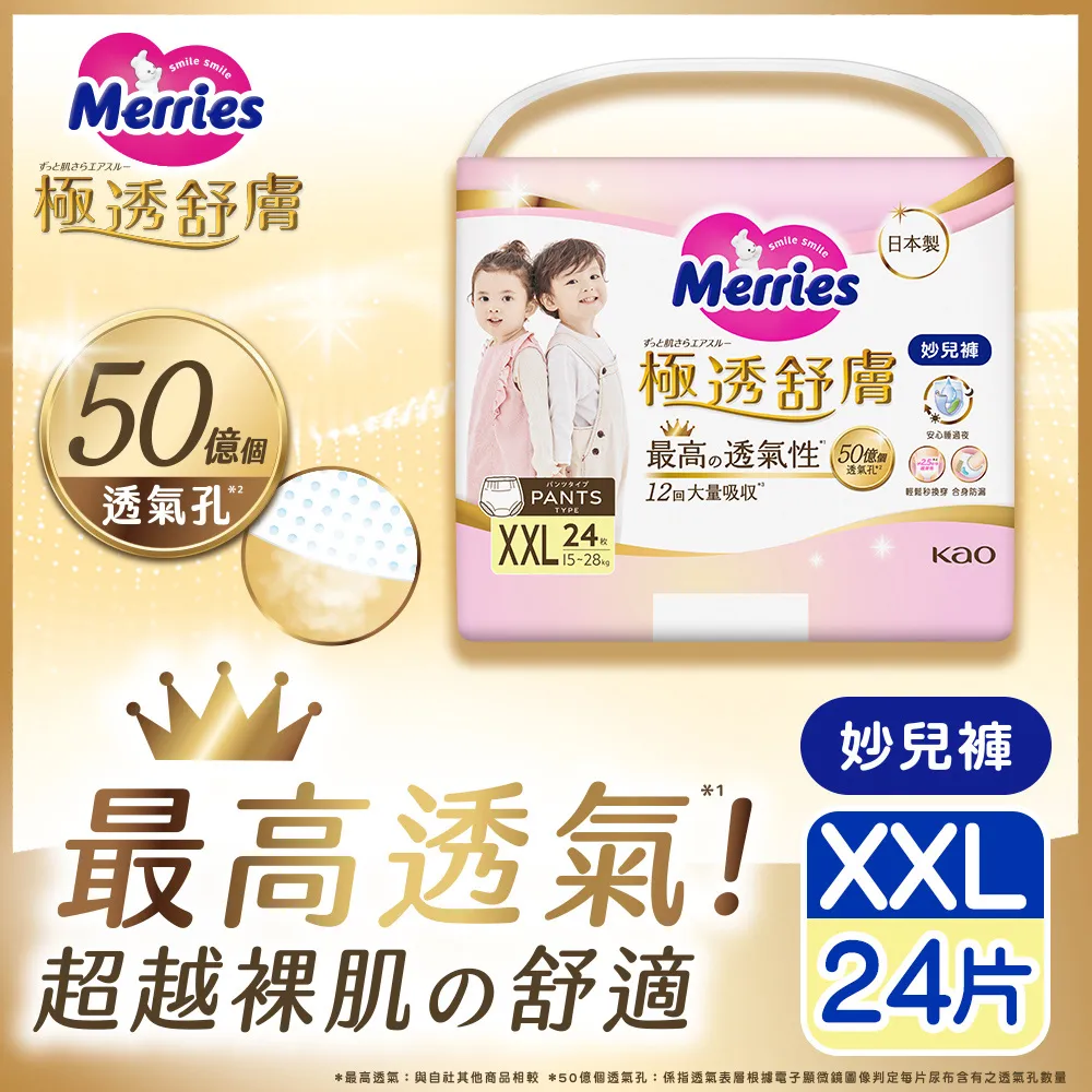 妙而舒 極透舒膚 妙兒褲XXL 24片*3包入(箱購) 歷史價格詳細信息