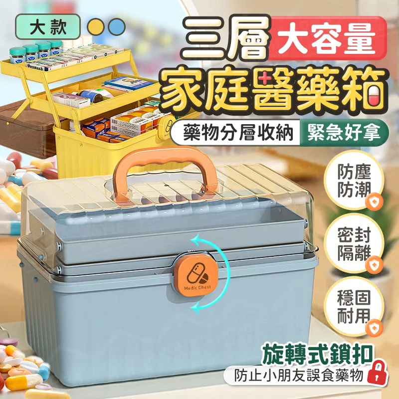 藥箱 藥箱家用醫藥箱家庭裝便攜藥物品收納盒大容量出診急救箱宿舍 歷史價格詳細信息