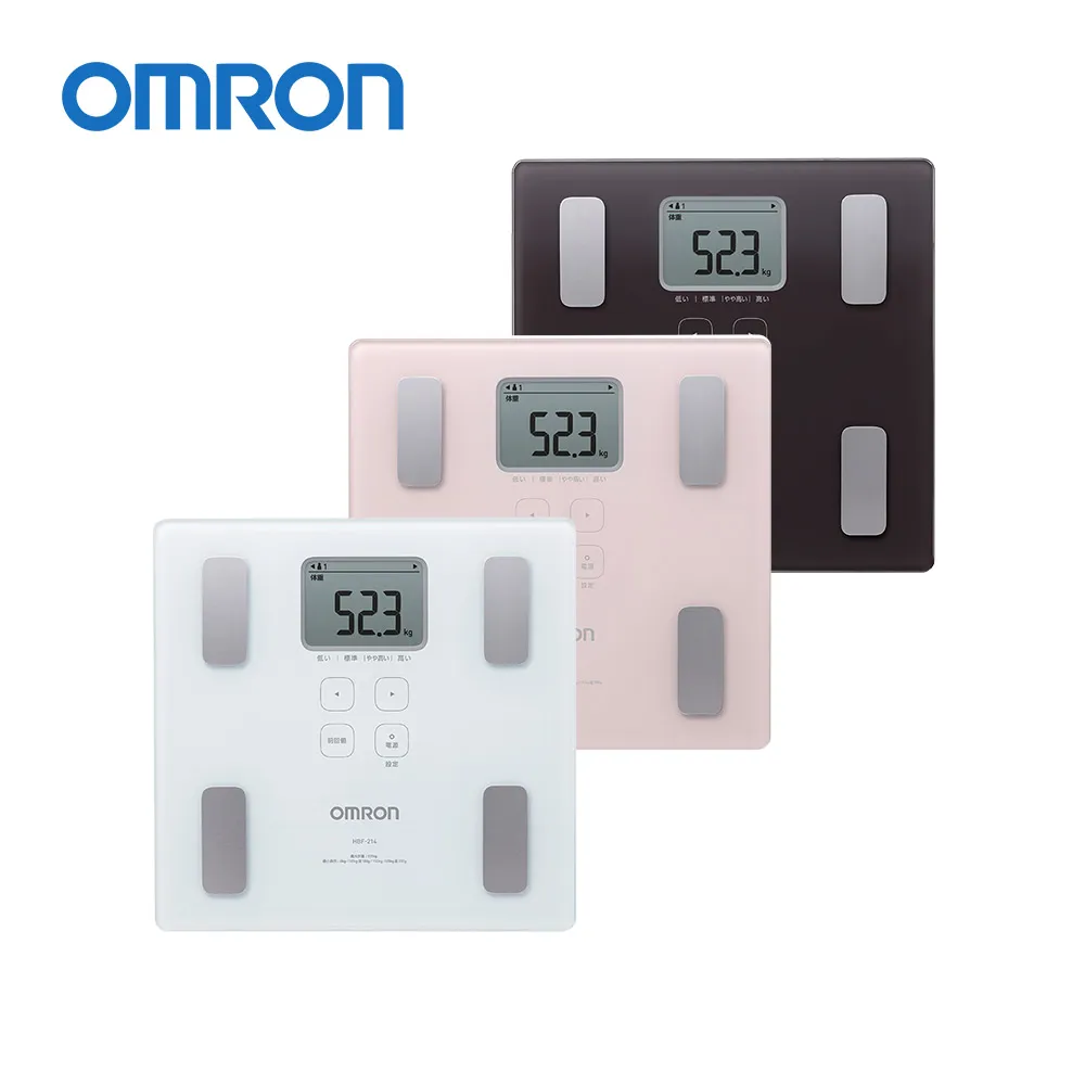 OMRON 歐姆龍 HBF-214 體重體脂計  粉色/白色/褐色 (保固6個月) 公司貨非水貨【福利品】 歷史價格詳細信息