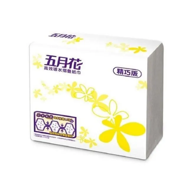 五月花 高效導水摺疊擦手紙 精巧版 200抽x20包 歷史價格詳細信息