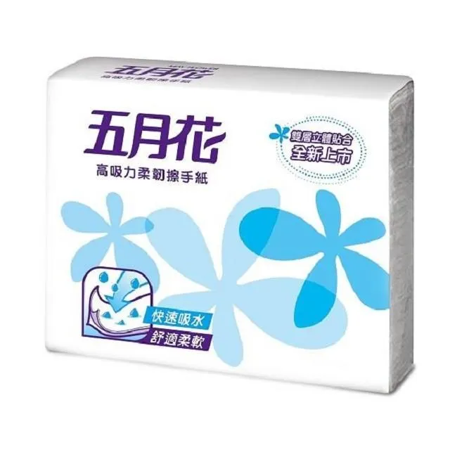 五月花高吸力擦手紙 100抽x20包 歷史價格詳細信息