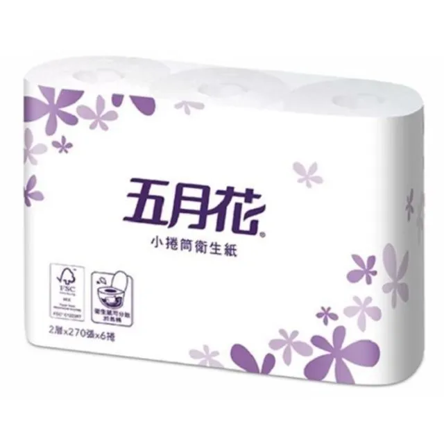 《五月花》捲筒衛生紙(270張x6捲) *16捲/箱 歷史價格詳細信息