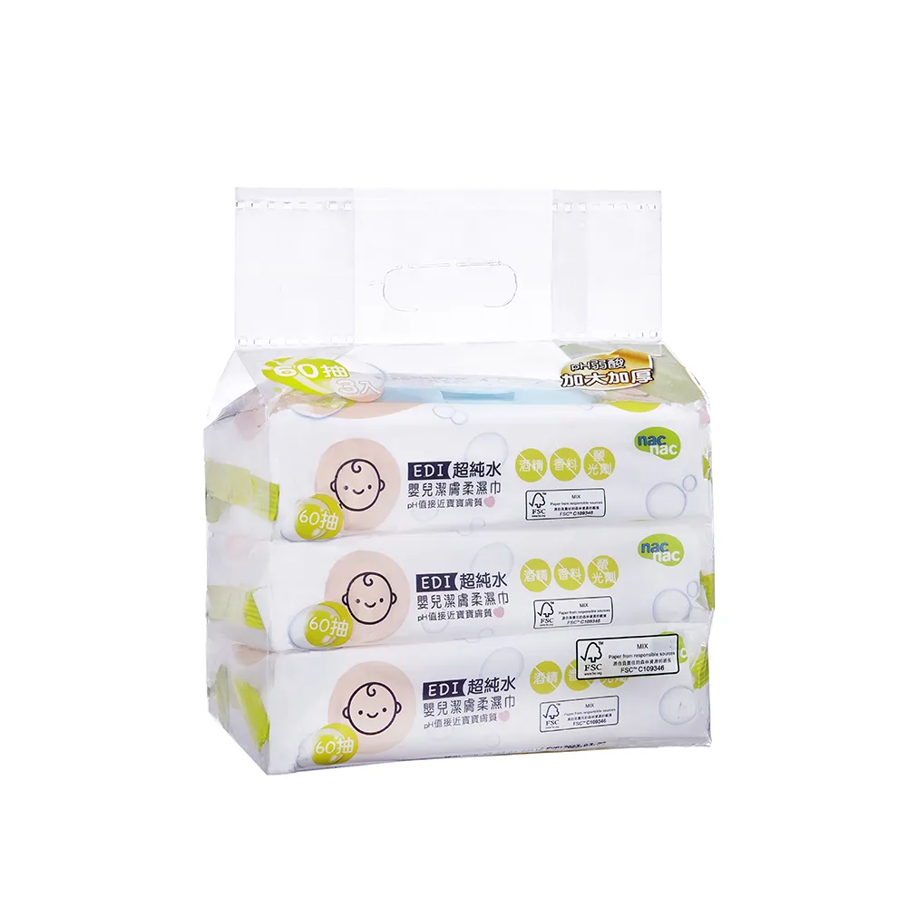 nac nac EDI超純水濕巾 60抽 單包 歷史價格詳細信息