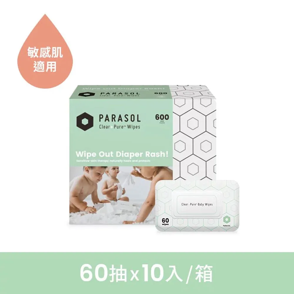 Parasol Clear+Pure 極厚天然肌護濕紙巾 60抽/包X3【贈品】【安琪兒婦嬰百貨】 歷史價格詳細信息