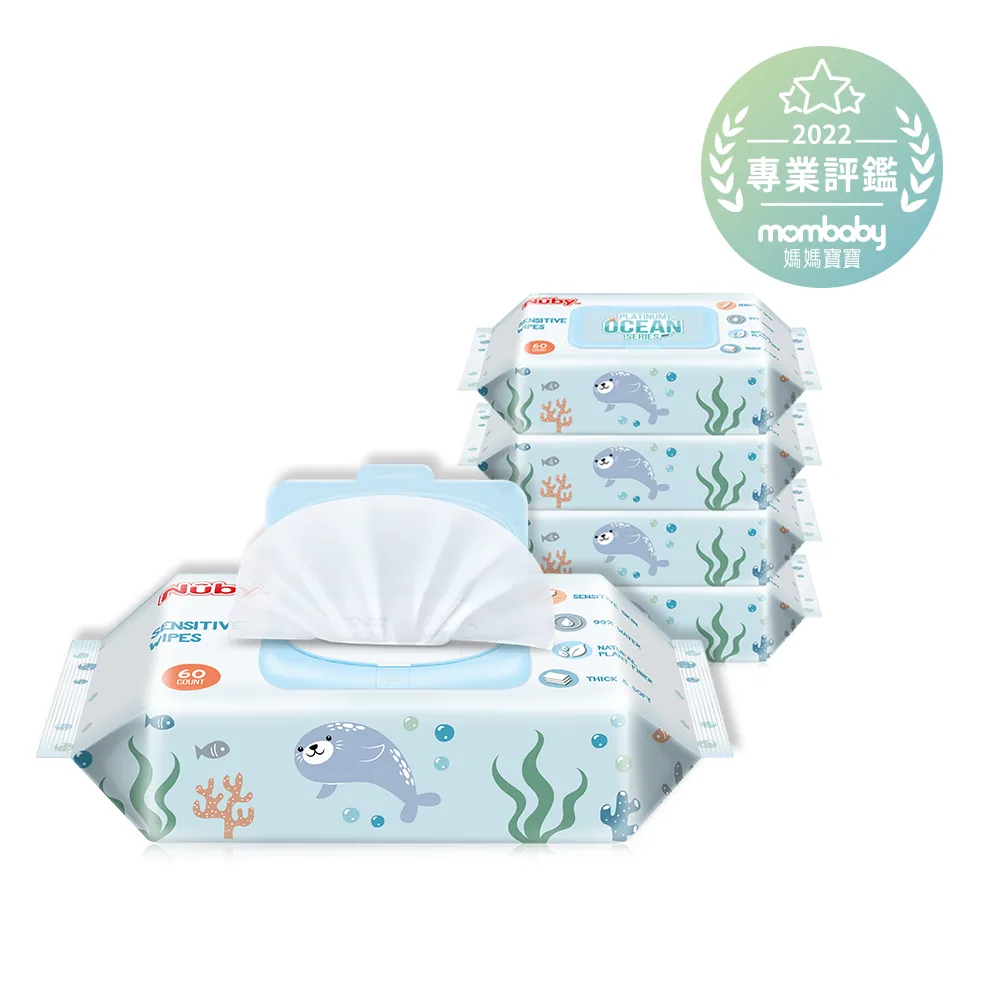 Nuby 海洋系列極厚柔濕巾(60抽4包) 歷史價格詳細信息