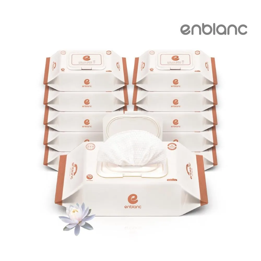 韓國 ENBLANC 銀離子抗菌輕厚蓮花有蓋純水濕紙巾(74抽)【小三美日】DS006487 歷史價格詳細信息