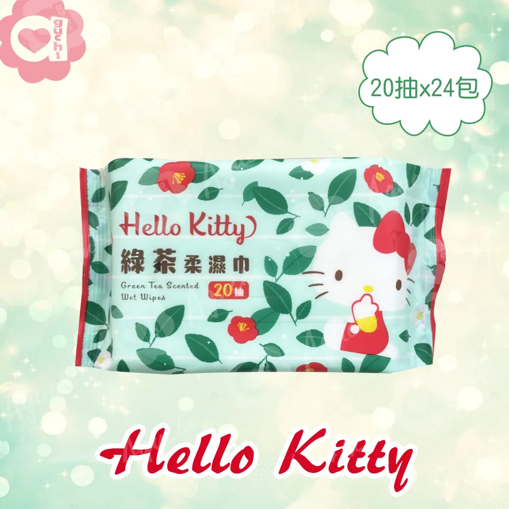 Hello Kitty柔濕巾20抽(綠茶/純水/抑菌)【佳瑪】 歷史價格詳細信息