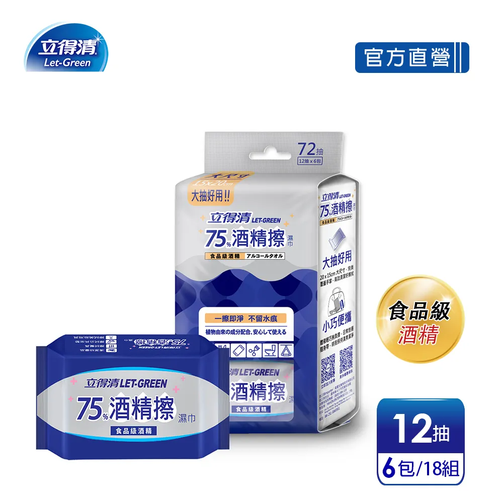 【立得清】12抽6包組75%迷你酒精擦(隨手包 大尺寸) 歷史價格詳細信息