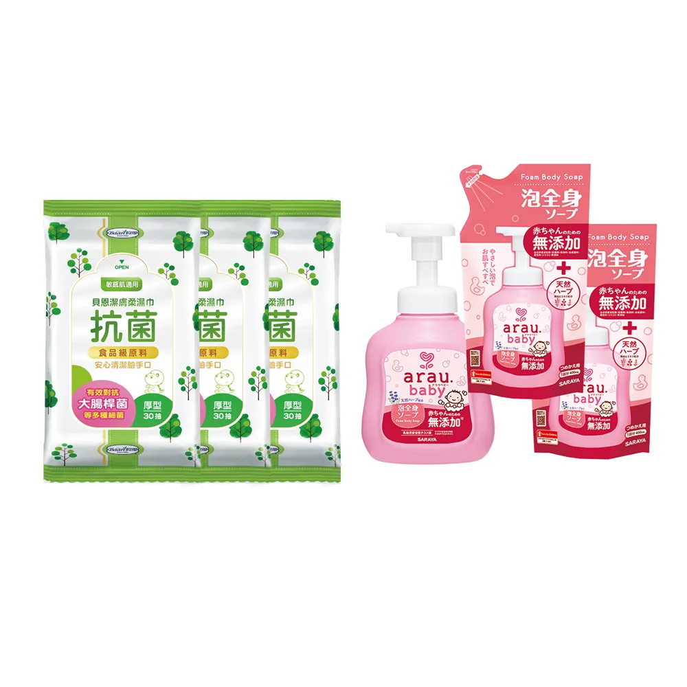 貝恩 潔膚抗菌柔濕巾30抽 3包 + 嬰兒保養柔濕巾 20抽 3包 濕巾隨身包 寶寶共和國 歷史價格詳細信息