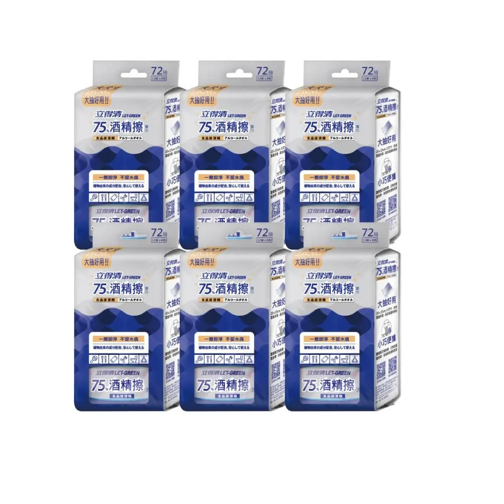 立得清抗菌隨身包 75%酒精擦濕巾10抽x16包 / 箱 歷史價格詳細信息