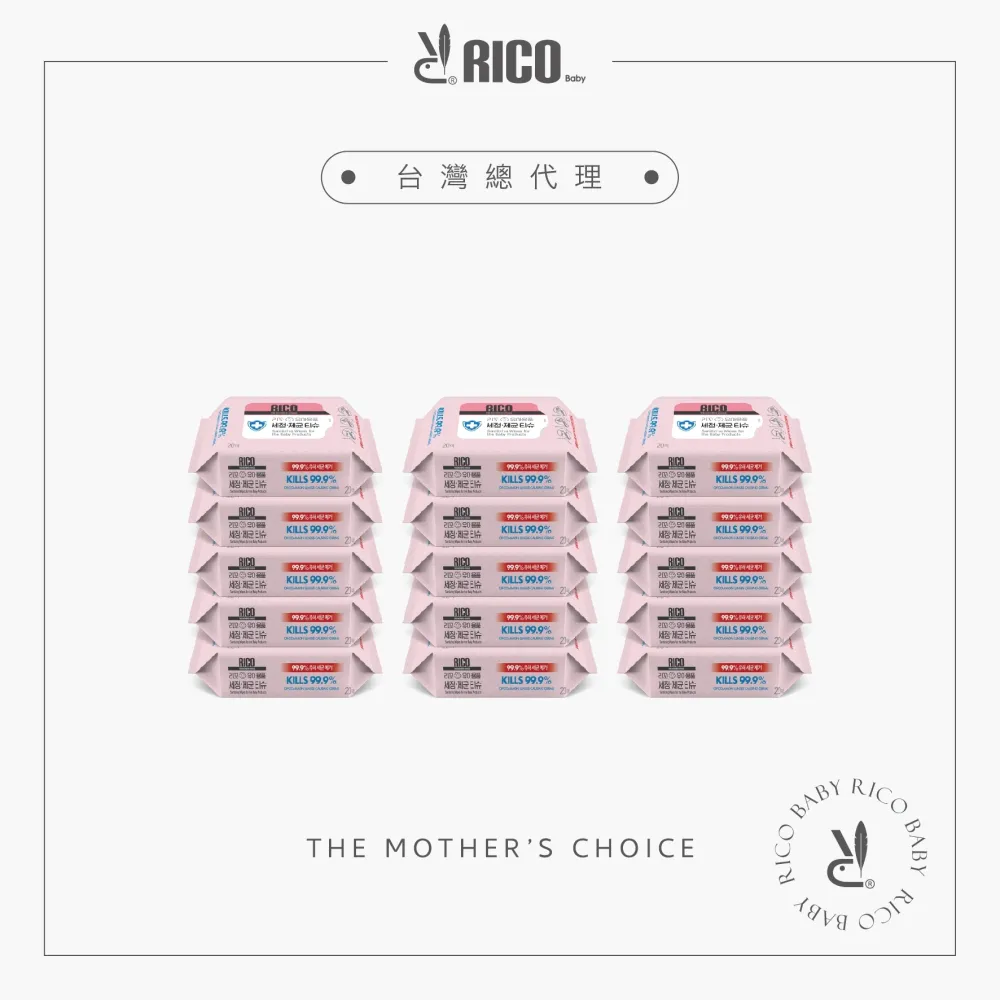 韓國RICO baby｜抗菌濕紙巾(Sanitizing-20抽)-15入 歷史價格詳細信息