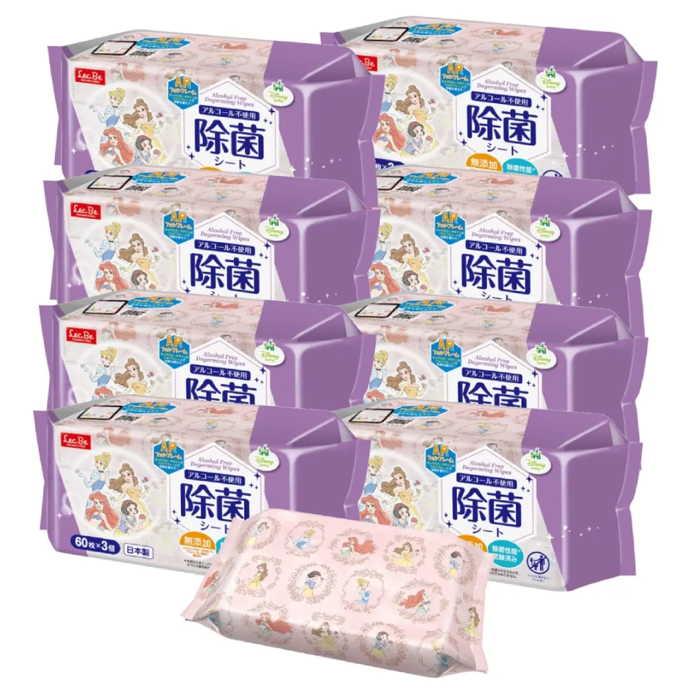日本LEC迪士尼抗菌濕紙巾箱購公主大集合60抽X18包入 歷史價格詳細信息