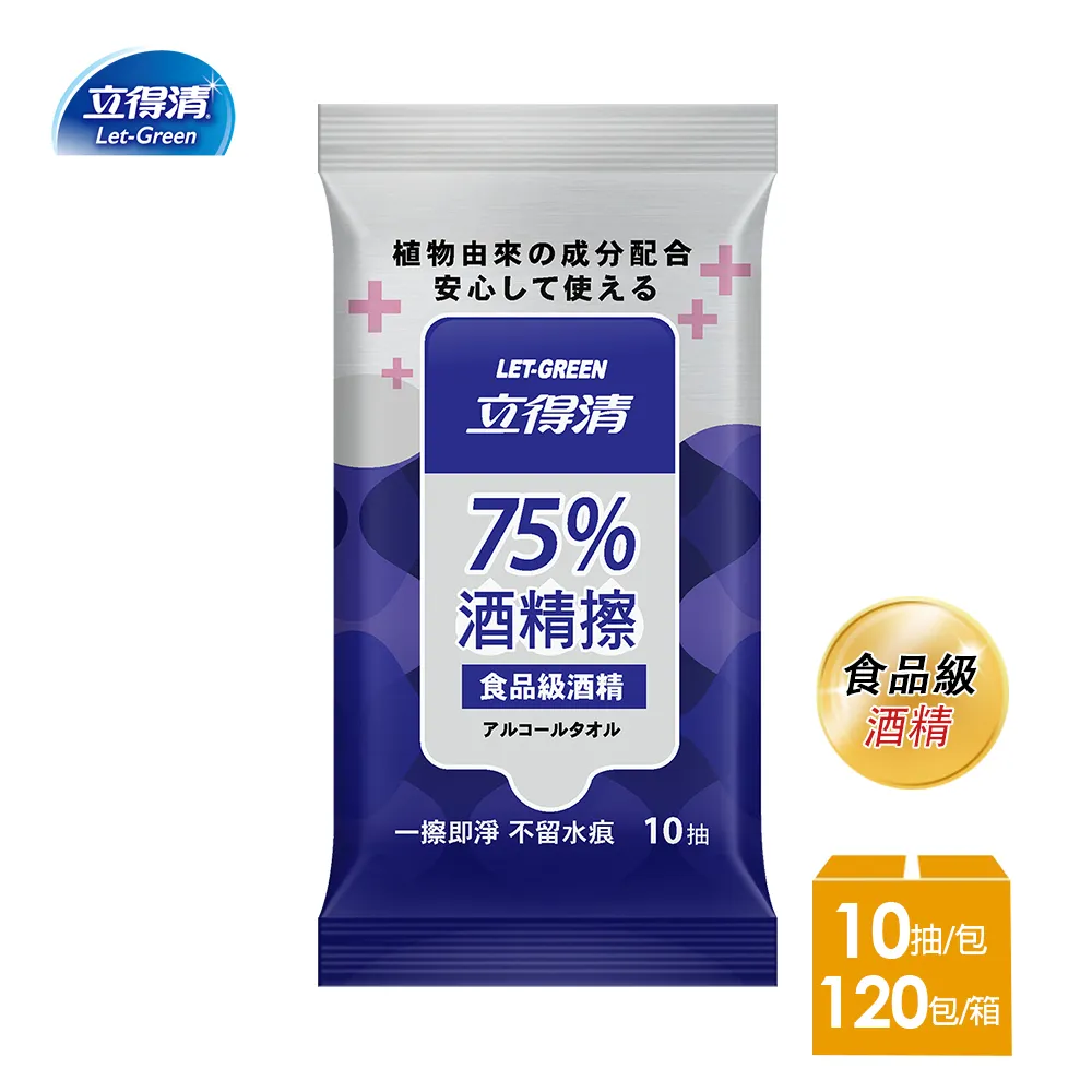 【立得清】75%酒 精 擦(10抽x120包)-箱 歷史價格詳細信息