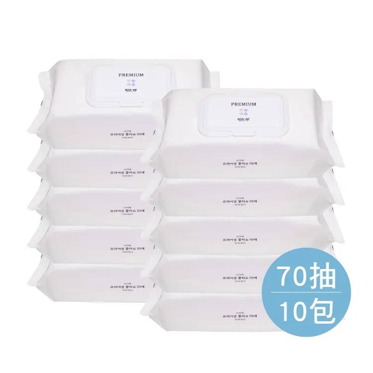 韓國原裝 AGA 純白厚濕紙巾-箱購10包 (70抽) 歷史價格詳細信息