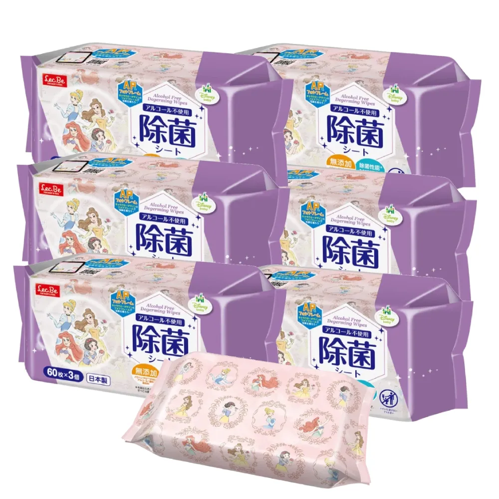 日本LEC迪士尼抗菌濕紙巾箱購公主大集合60抽X18包入 歷史價格詳細信息