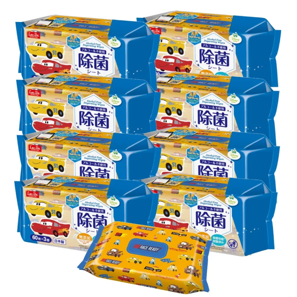 日本LEC迪士尼抗菌濕紙巾箱購CARS60抽X18包入 歷史價格詳細信息