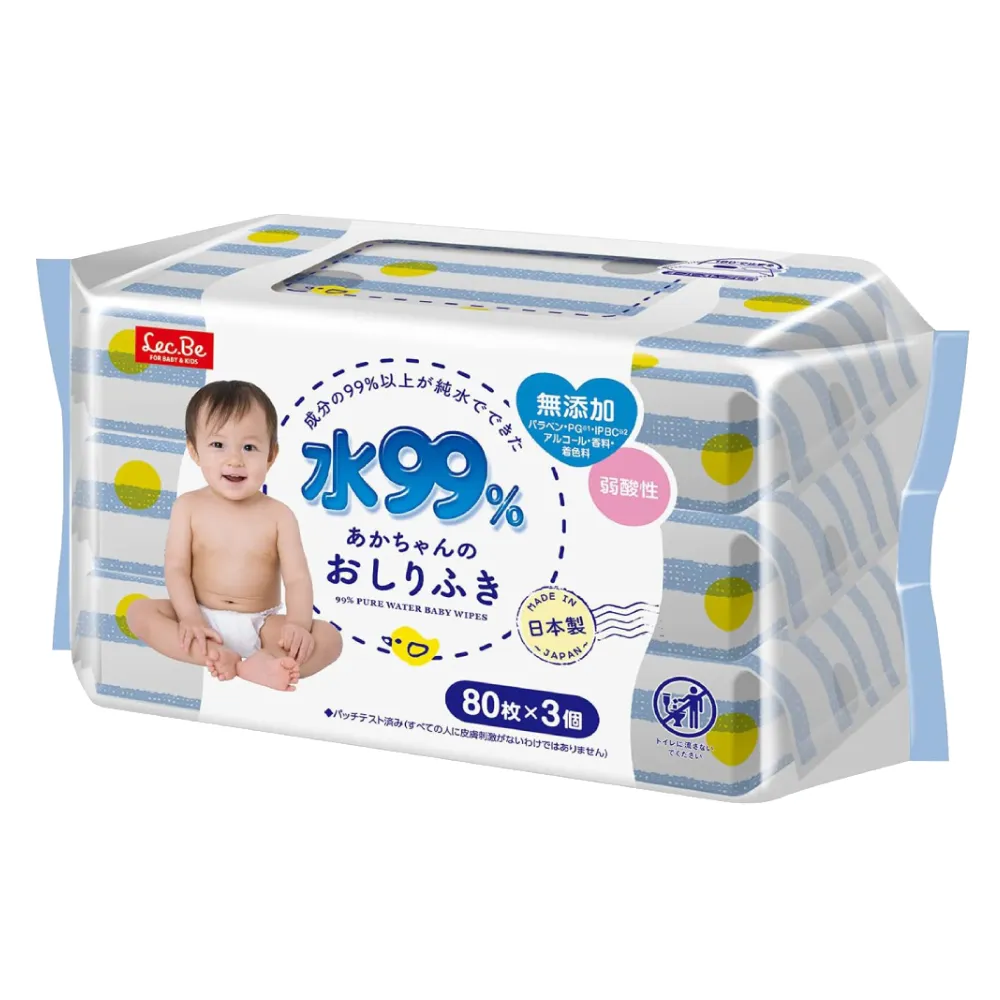 [日本LEC] 純水99%濕紙巾80抽x3包入 歷史價格詳細信息