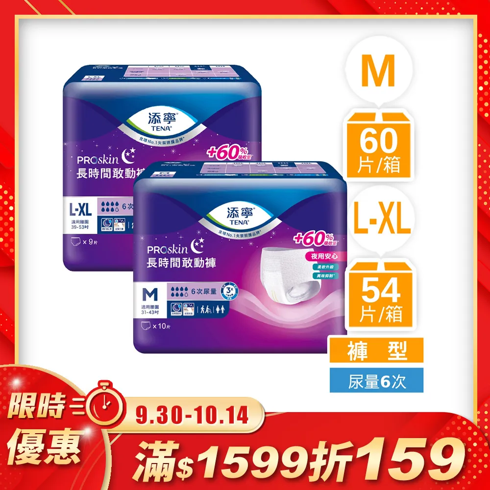 添寧 長時間敢動褲M(6包/箱)【杏一】 歷史價格詳細信息