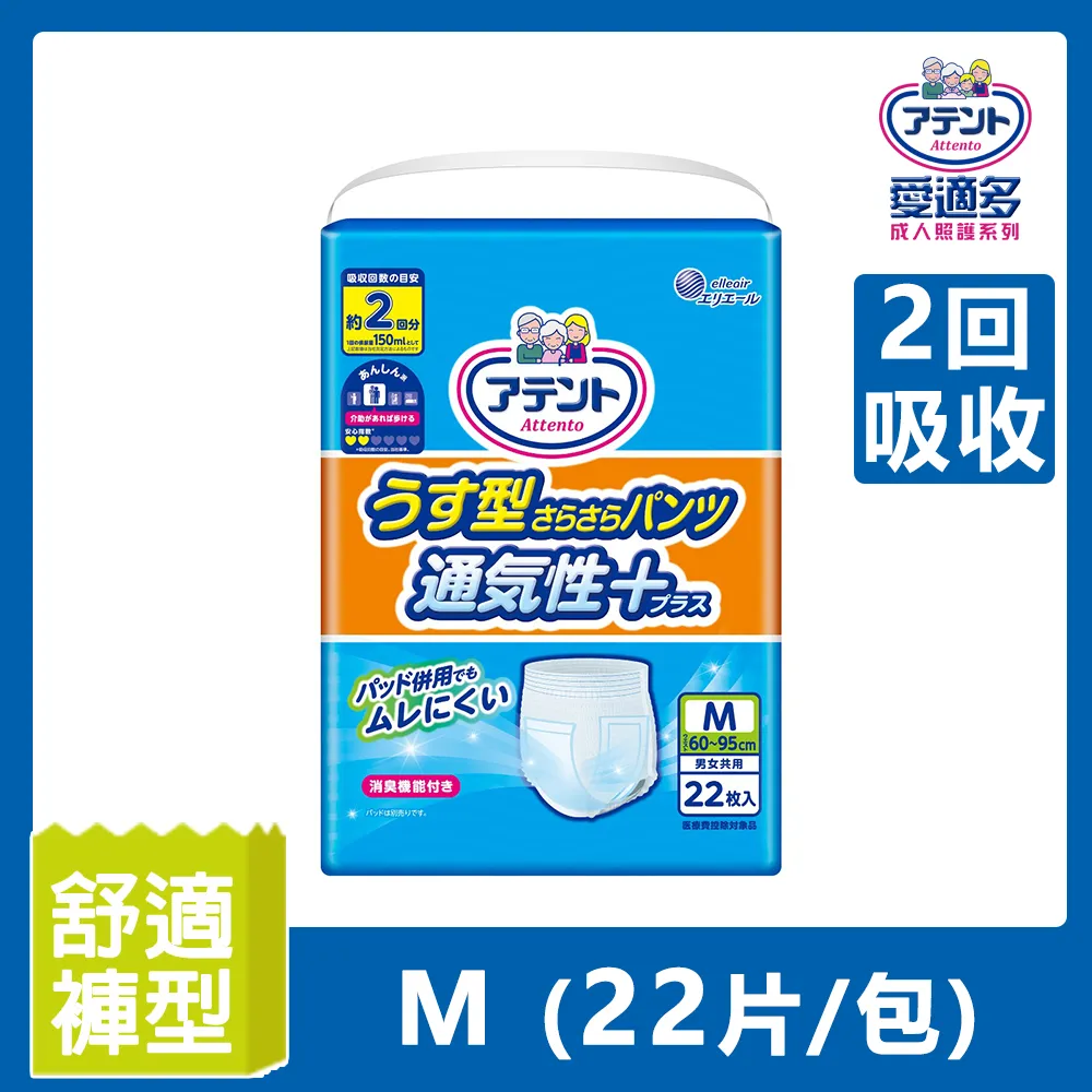 日本大王Attento 愛適多超薄舒適運動褲 M/L (1片/包) x20包 歷史價格詳細信息