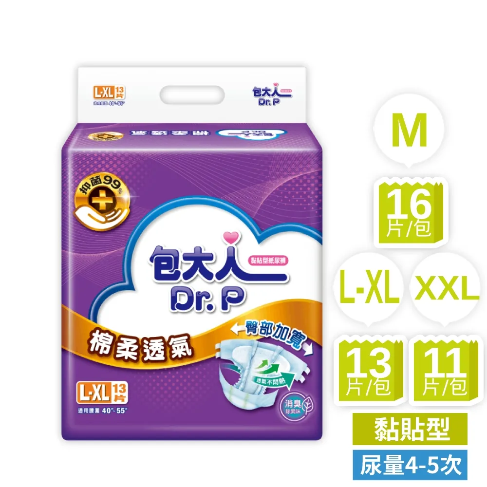 包大人 棉柔透氣成人紙尿褲M~XXL(6包/箱購,黏貼型) 歷史價格詳細信息