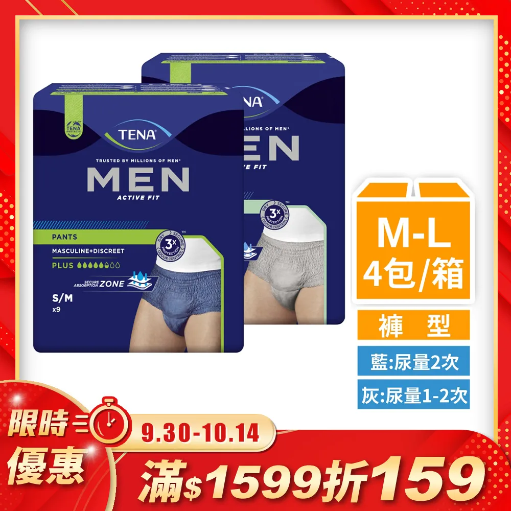 添寧 男用尿墊(10片/包-6包/箱)成箱出貨【杏一】 歷史價格詳細信息