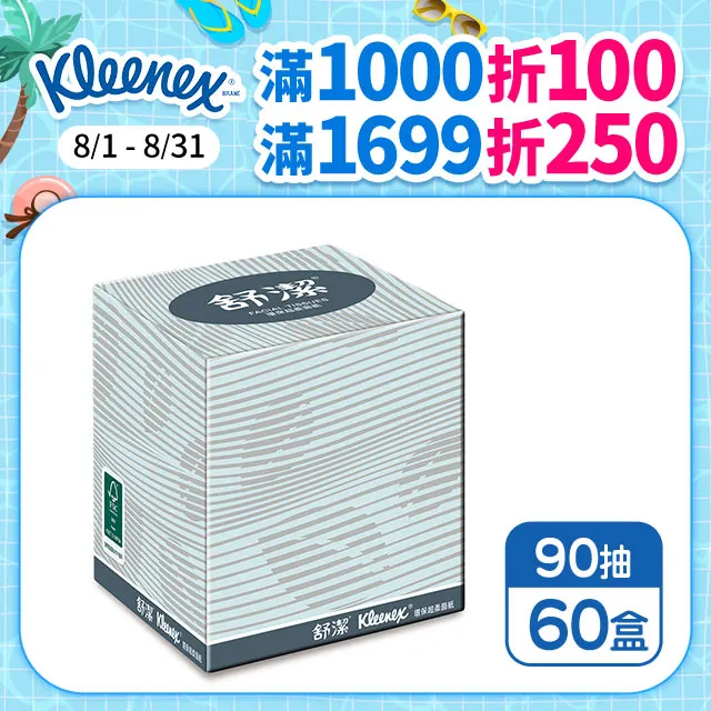 舒潔盒裝面紙140抽*5盒【愛買】 歷史價格詳細信息