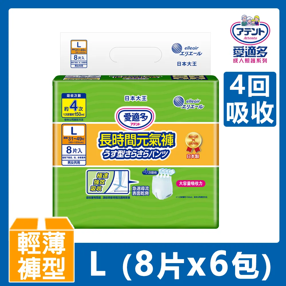 日本大王Attento 愛適多側背雙防漏貼型紙尿褲 L/M (尺寸任選) 歷史價格詳細信息