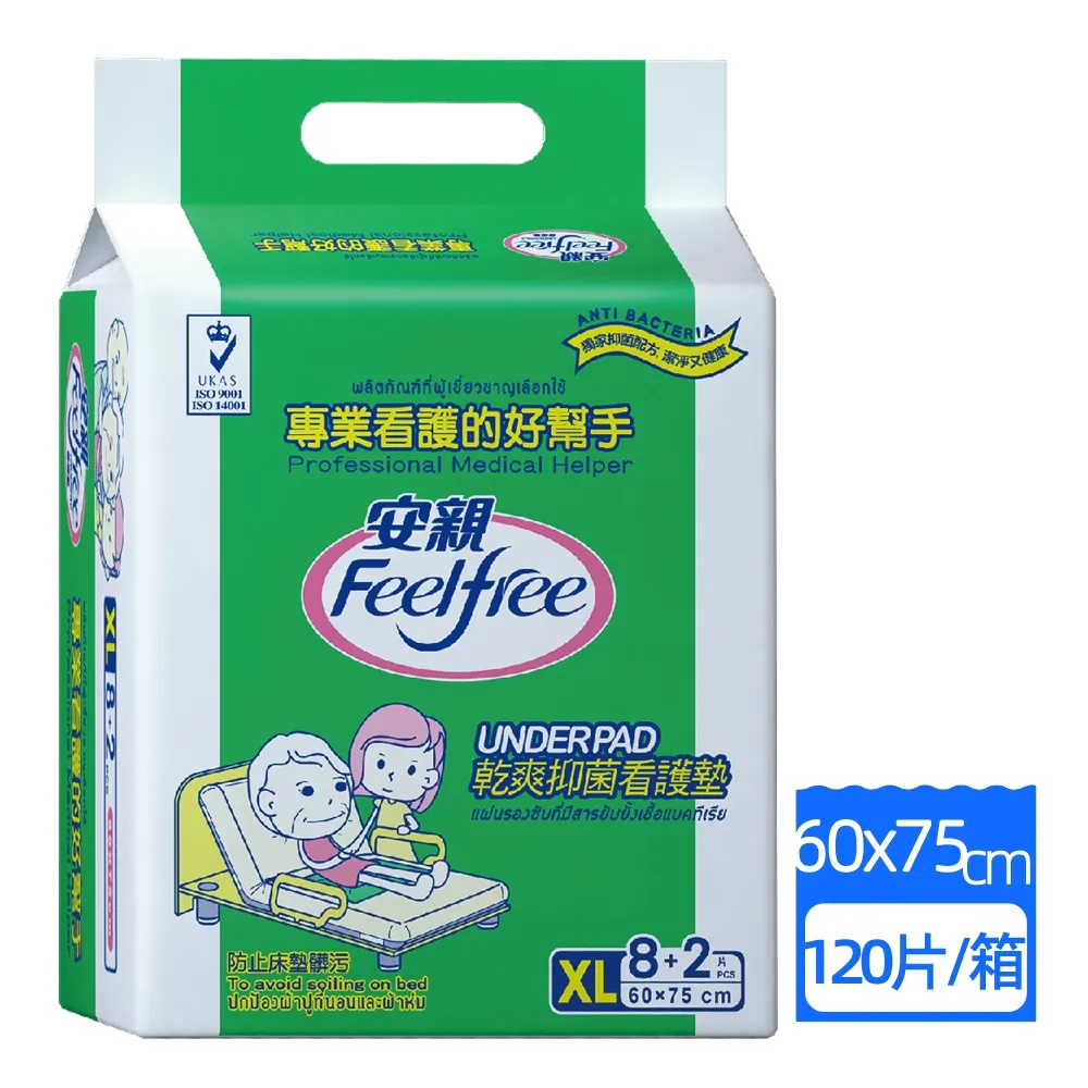 安親 乾爽抑菌看護墊XXL號 60x90cm (8片/包) 單包賣場 歷史價格詳細信息