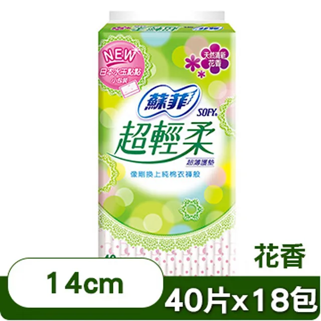 蘇菲 超輕柔護墊 無香/花香 (40片 x 3包/組)│嬌聯官方旗艦店 歷史價格詳細信息