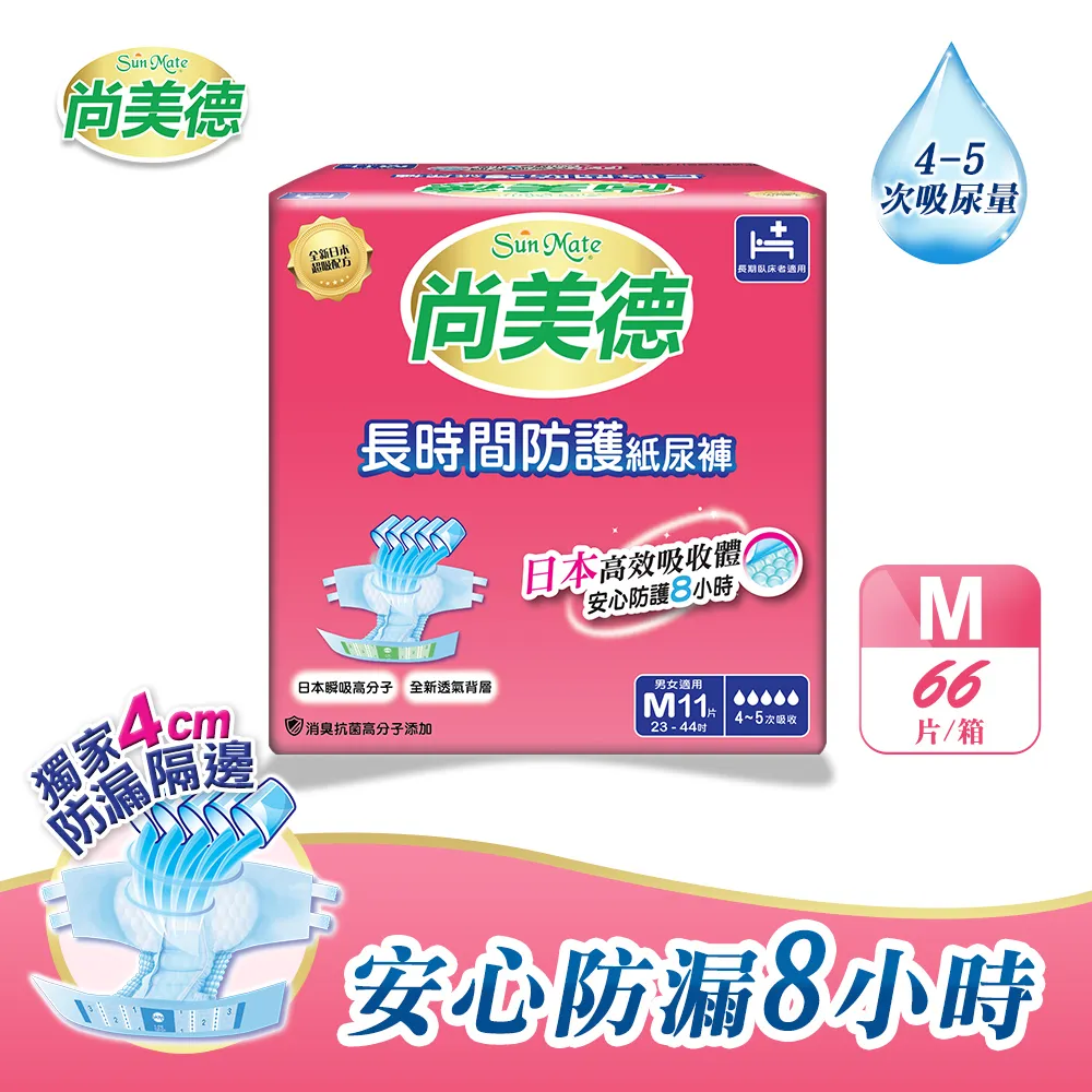 長時間防護成人紙尿褲M號11片x6包/箱 歷史價格詳細信息