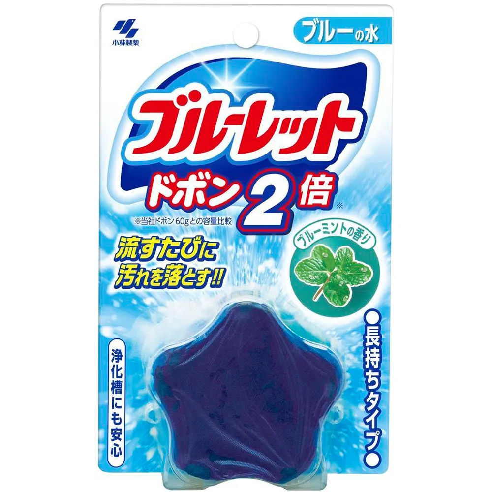 日本 Kobayashi 馬桶芳香消臭清潔錠 藍色 薄荷香 120g 歷史價格詳細信息