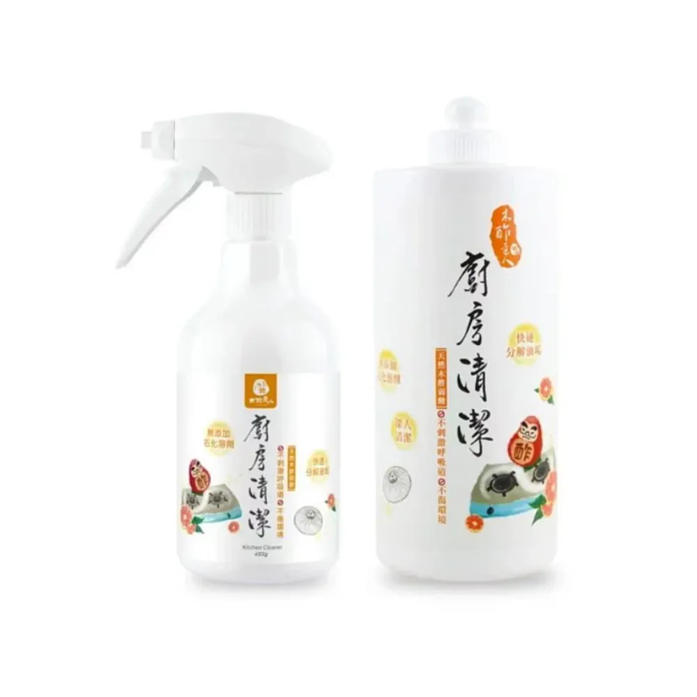 木酢達人-廚房清潔噴霧350g+1000g家庭組【80381】包覆溶解技術，抵抗頑強油汙，廚房必備好幫手 歷史價格詳細信息