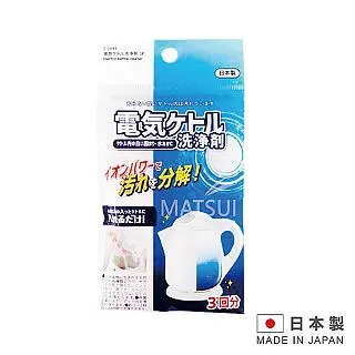 不動化學 電熱水瓶清洗劑 除水垢 3包入 居家 日本製造進口 JustGirl 歷史價格詳細信息