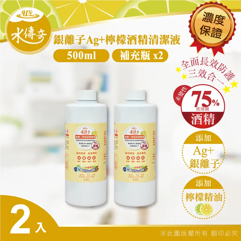 【水傳奇】次氯酸防護液 速效加強版20L(20公升大容量補充) 歷史價格詳細信息