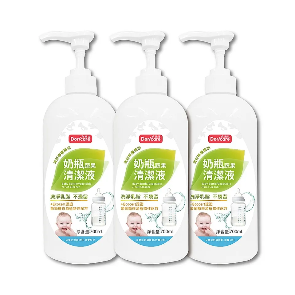 【Doricare朵樂比】奶瓶蔬果洗劑(700mlX3瓶) 歷史價格詳細信息