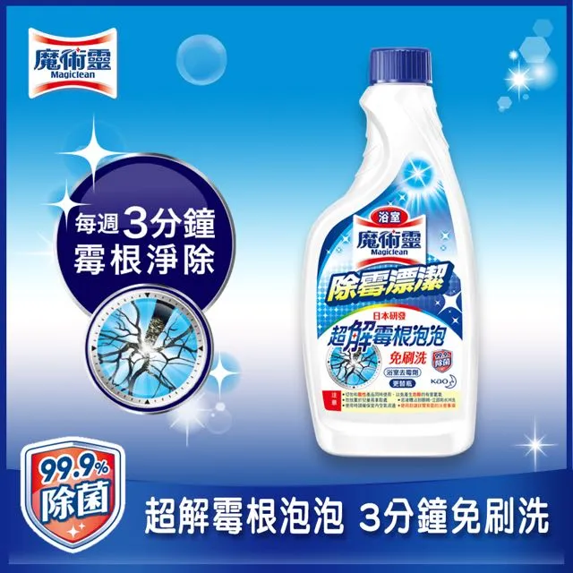 浴室魔術靈除霉漂潔更替瓶500ML  【大潤發】 歷史價格詳細信息