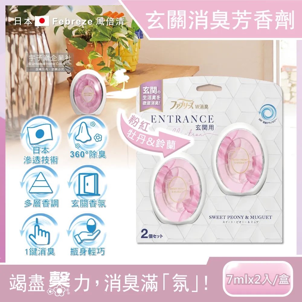 日本Febreze風倍清-按鈕式可吊掛BIO防霉消臭芳香劑(2款可選)7ml/盒 歷史價格詳細信息