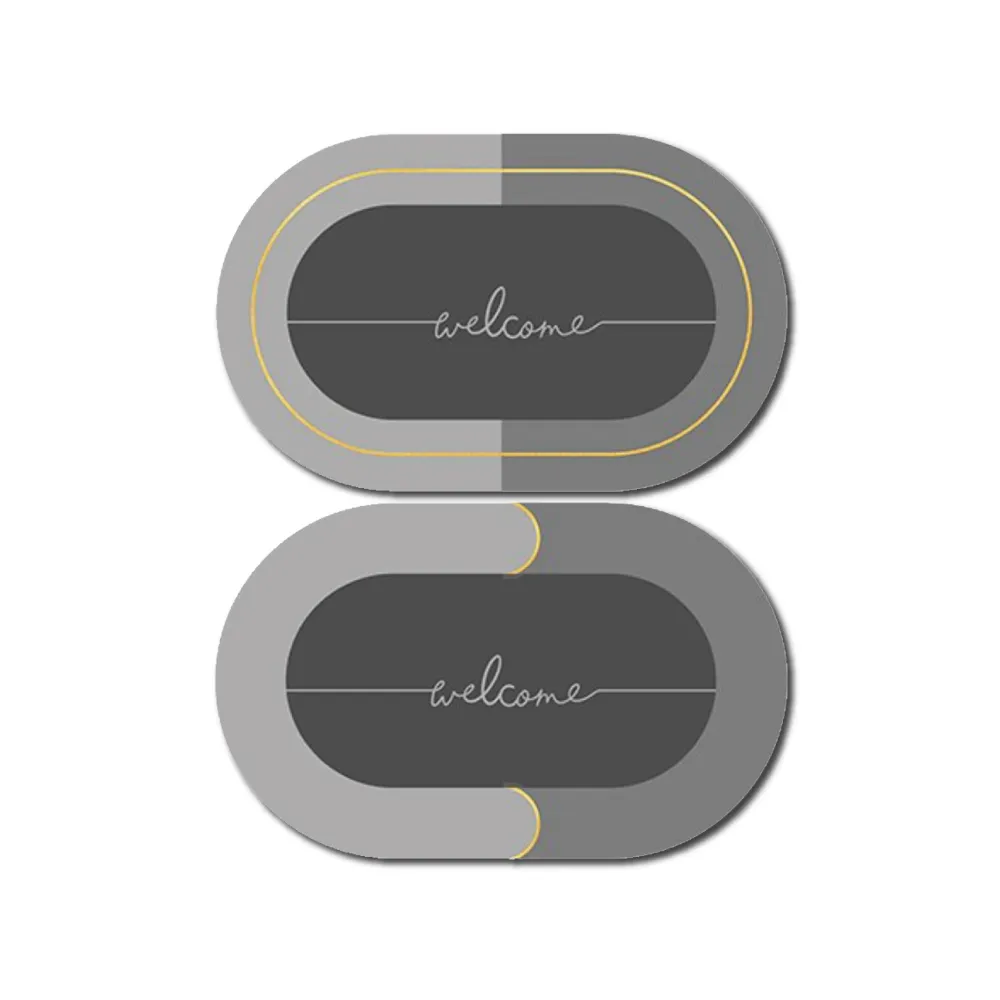 (2卷)生活良品-廚房浴室防滑瞬吸橢圓形軟式珪藻土地墊 歷史價格詳細信息